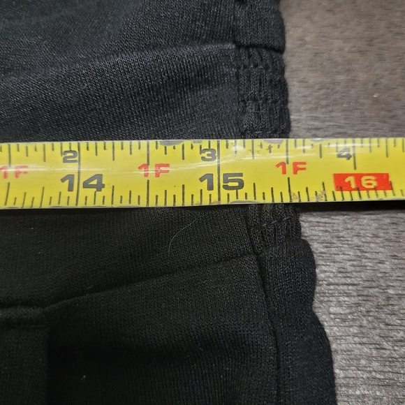 Loft Beach Black Jersey Knit V Neck Tie Cuff Jogger Jumpsuit Coverup S - Picture 11 of 13